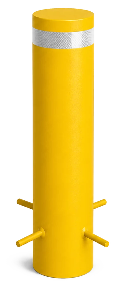 Bolardo de seguridad amarillo